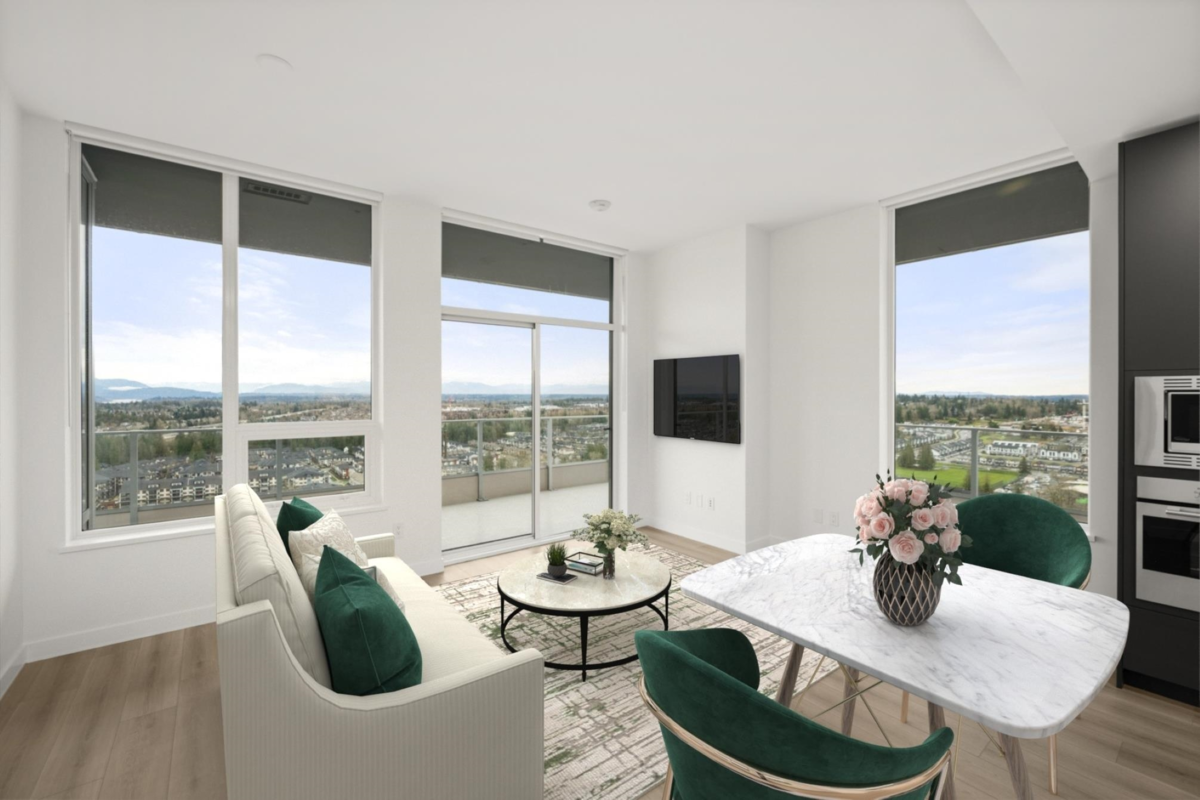 Living Room Photo of 3302 8551 201 Street, Langley, BC