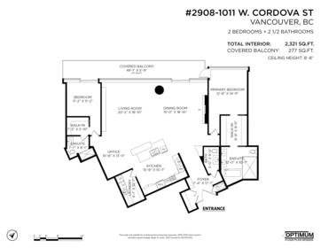 Office / Den Photo of 2908 1011 W Cordova Street, Vancouver, BC