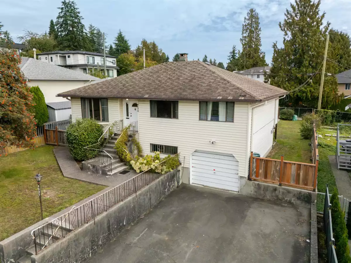 Aerial View of 4638 Royal Oak Avenue, Burnaby, BC