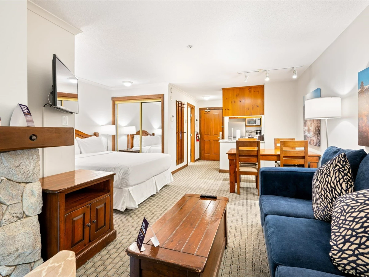 Family Room Photo of 422 4899 Painted Cliff Road, Whistler, BC