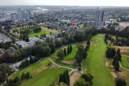 Aerial View of 202 477 W 59th Avenue, Vancouver, BC