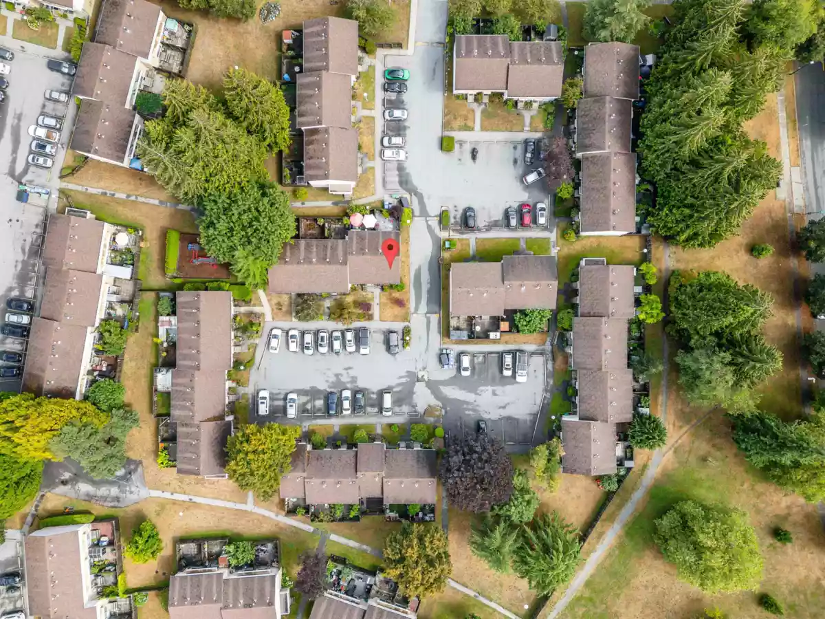 Aerial View of 5 3554 E 49th Avenue, Vancouver, BC