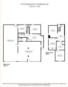 7474 Edmonds Street, Burnaby, BC, Burnaby — 4 bed single family residence for sale