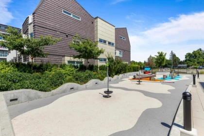 Aerial View of 122 12040 Plaza Street, Maple Ridge, BC