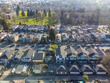 Aerial View of 2 3547 E Georgia Street, Vancouver, BC