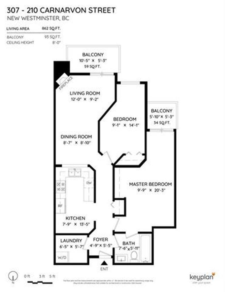 Staircase Photo of 307 210 Carnarvon Street, New Westminster, BC