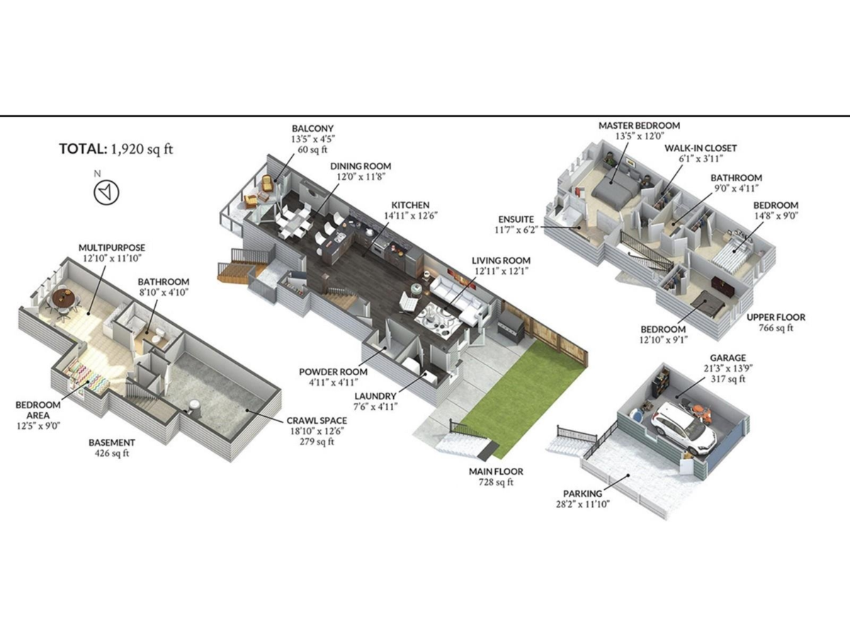 Bedroom 3 Photo of 1927 River Drive, New Westminster, BC