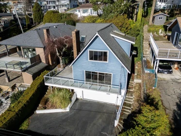 Aerial View of 14815 Hardie Avenue, White Rock, BC