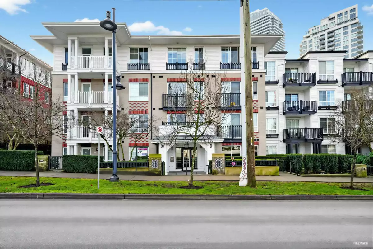 Exterior Front Photo of 208 608 Como Lake Avenue, Coquitlam, BC