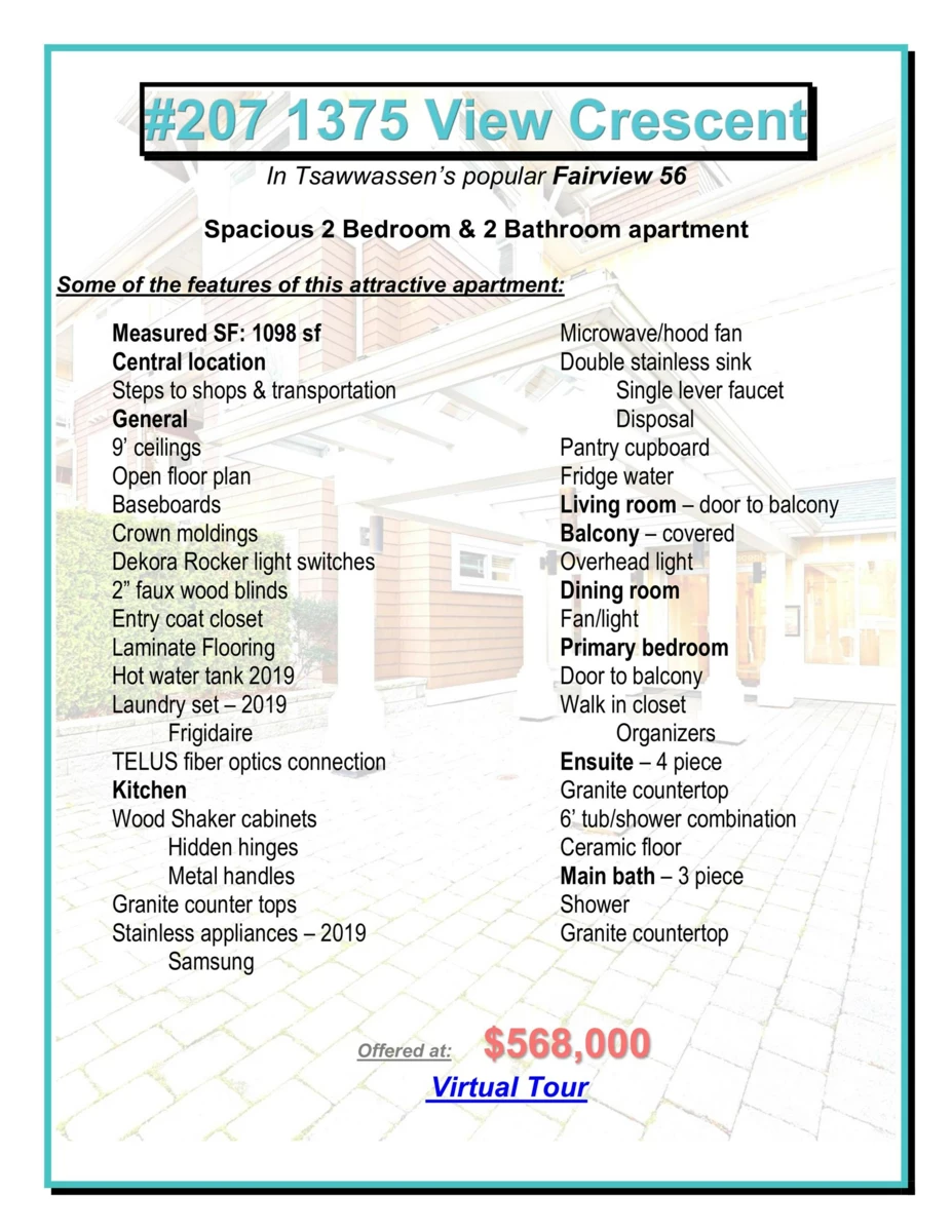 Hot Tub / Spa Photo of 207 1375 View Crescent, Delta, BC