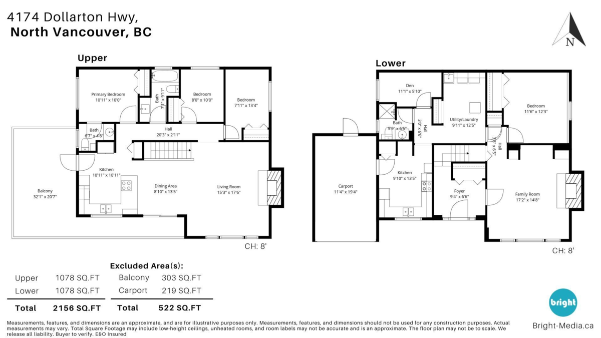 Aerial View of 4174 Dollarton Highway, North Vancouver, BC