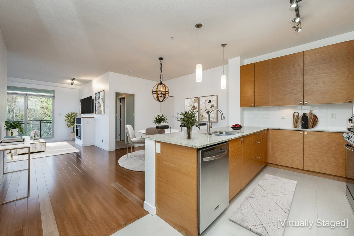 Living Room Photo of 310 101 Morrissey Road, Port Moody, BC