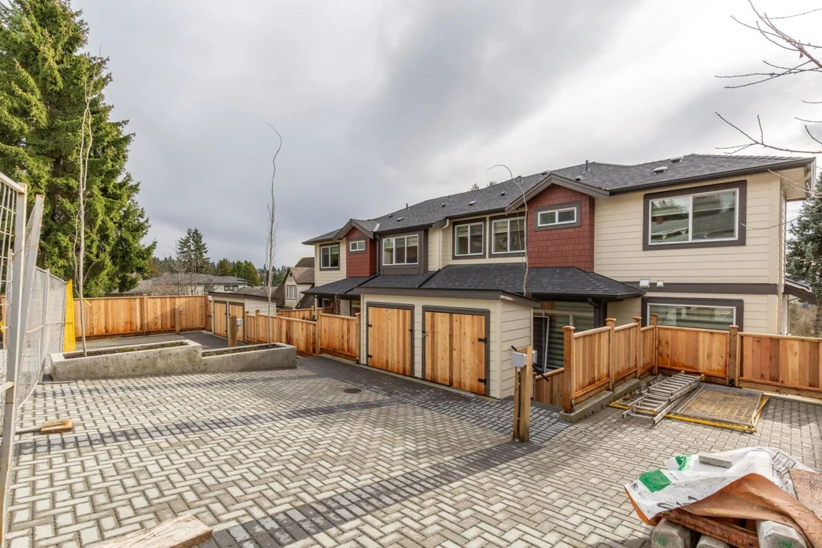 Aerial View of 3 1211 Thomas Avenue, Coquitlam, BC