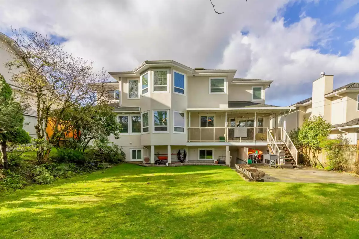 Aerial View of 7470 Almond Place, Burnaby, BC