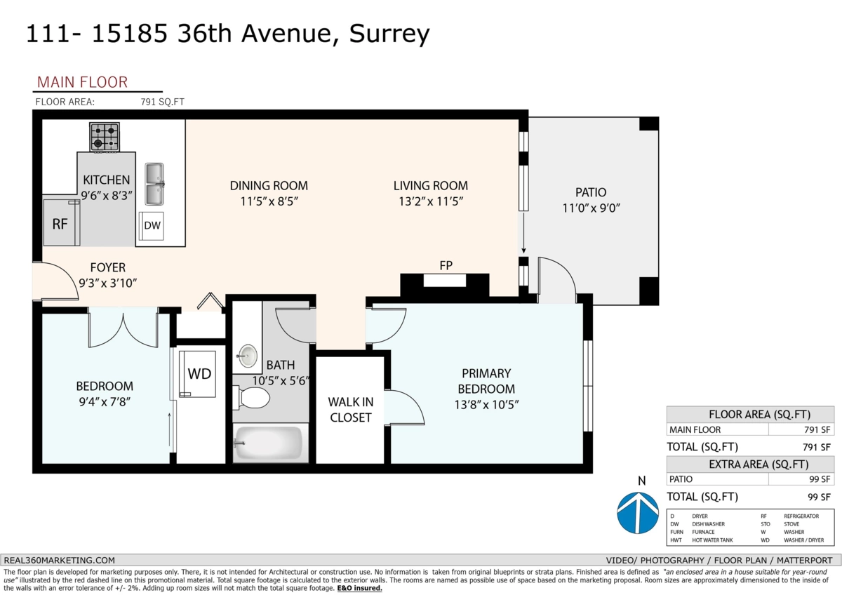 Front Yard Photo of 111 15185 36 Avenue, Surrey, BC