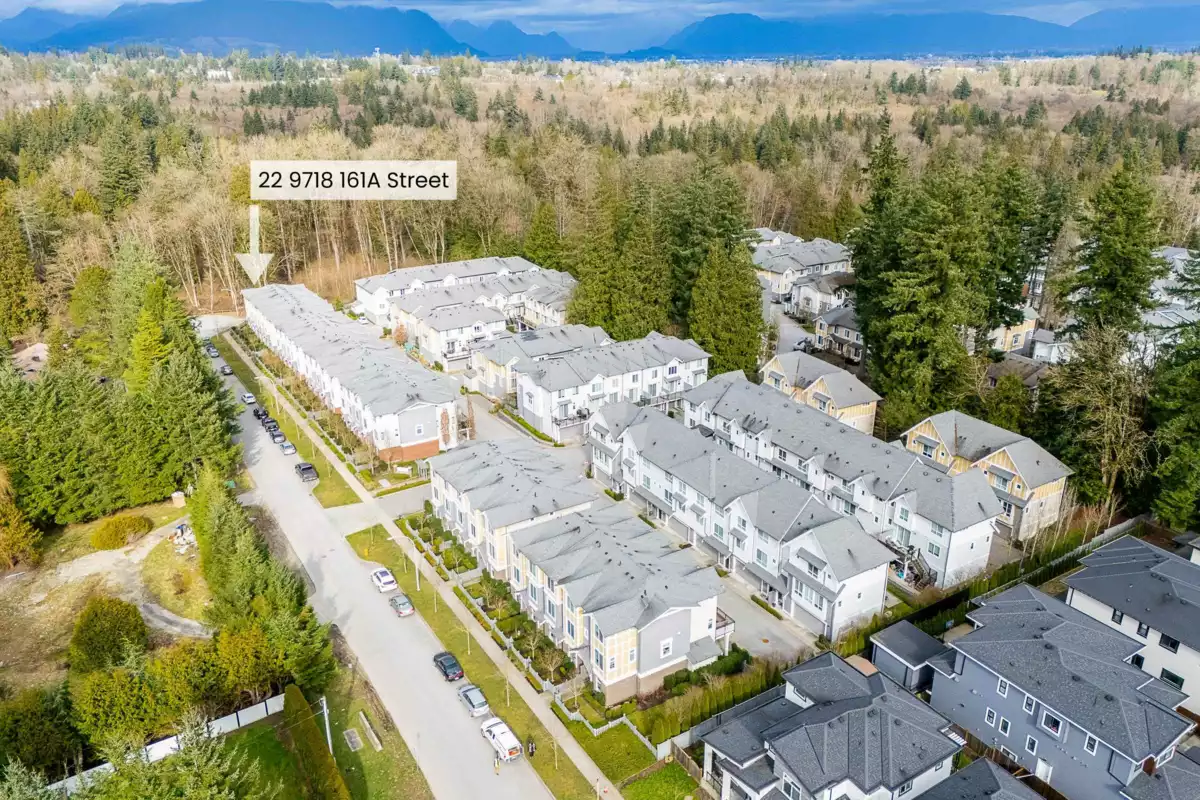 Exterior Rear Photo of 22 9718 161a Street, Surrey, BC