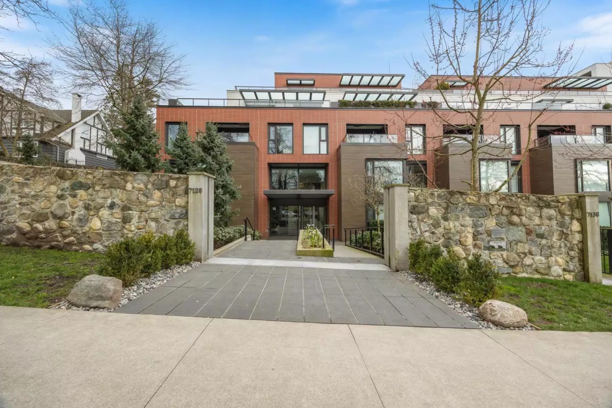 Aerial View of 210 7128 Adera Street, Vancouver, BC