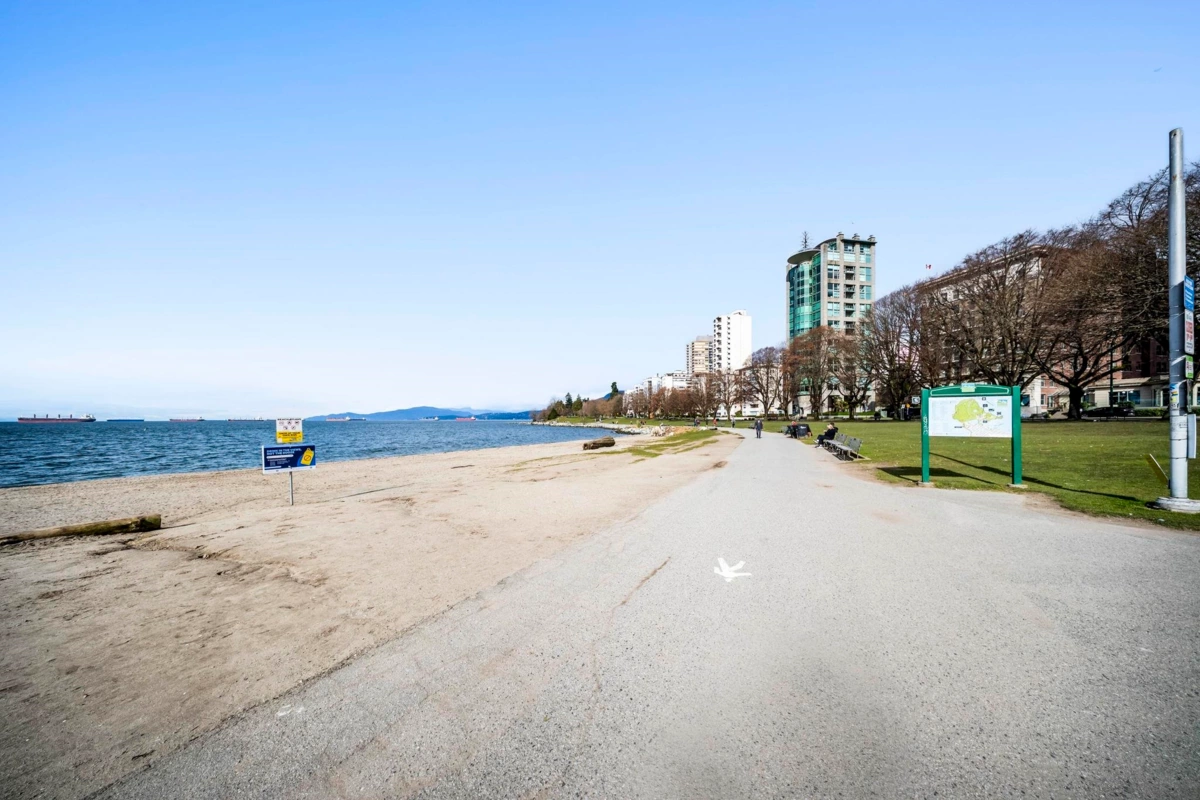 Aerial View of 301 1330 Harwood Street, Vancouver, BC