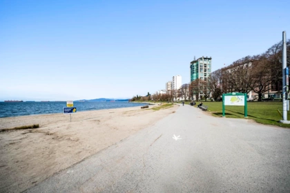 Aerial View of 301 1330 Harwood Street, Vancouver, BC