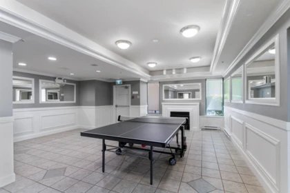 Basement Recreation Room Photo of 401E 3081 Glen Drive, Coquitlam, BC