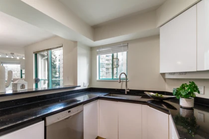 Kitchen Photo of 401E 3081 Glen Drive, Coquitlam, BC