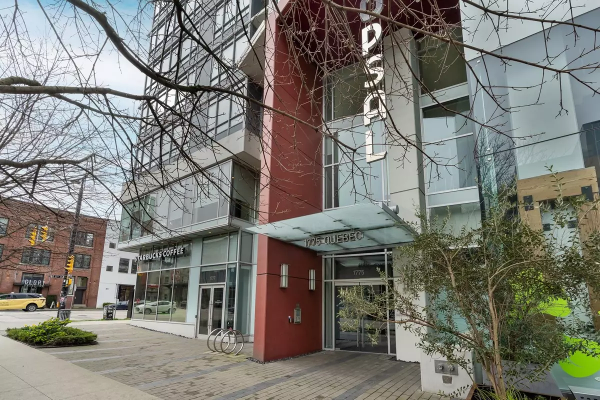 Exterior Rear Photo of 1604 1775 Quebec Street, Vancouver, BC