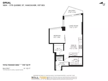 Basement Recreation Room Photo of 1604 1775 Quebec Street, Vancouver, BC