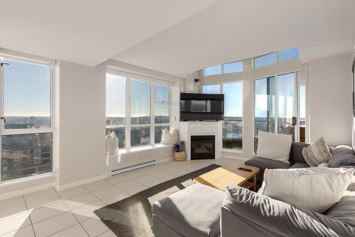 Family Room Photo of 3603 939 Homer Street, Vancouver, BC