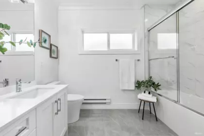 Guest Bathroom Photo of 107 8233 Williams Road, Richmond, BC