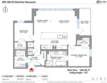 Laundry Room Photo of 803 485 W 42nd Avenue, Vancouver, BC
