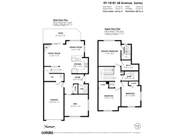 59 18181 68 Avenue, Surrey, BC, Surrey — Townhouse for sale
