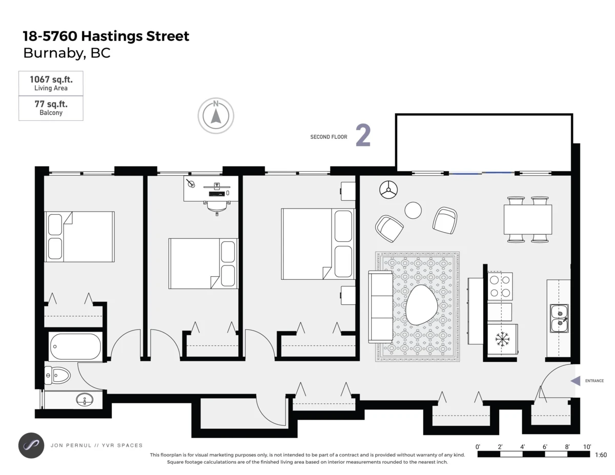 Exterior Rear Photo of 18 5760 Hastings Street, Burnaby, BC