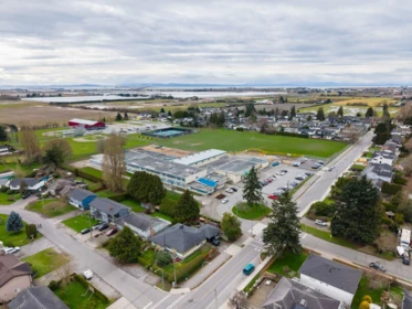 Aerial View of 5104 44b Avenue, Delta, BC
