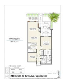 Street View Photo of 104 2181 W 12th Avenue, Vancouver, BC