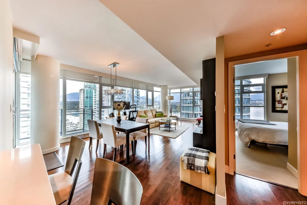 Living Room Photo of 2102 1205 W Hastings Street, Vancouver, BC