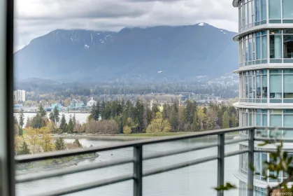 Outdoor Deck Photo of 2102 1205 W Hastings Street, Vancouver, BC