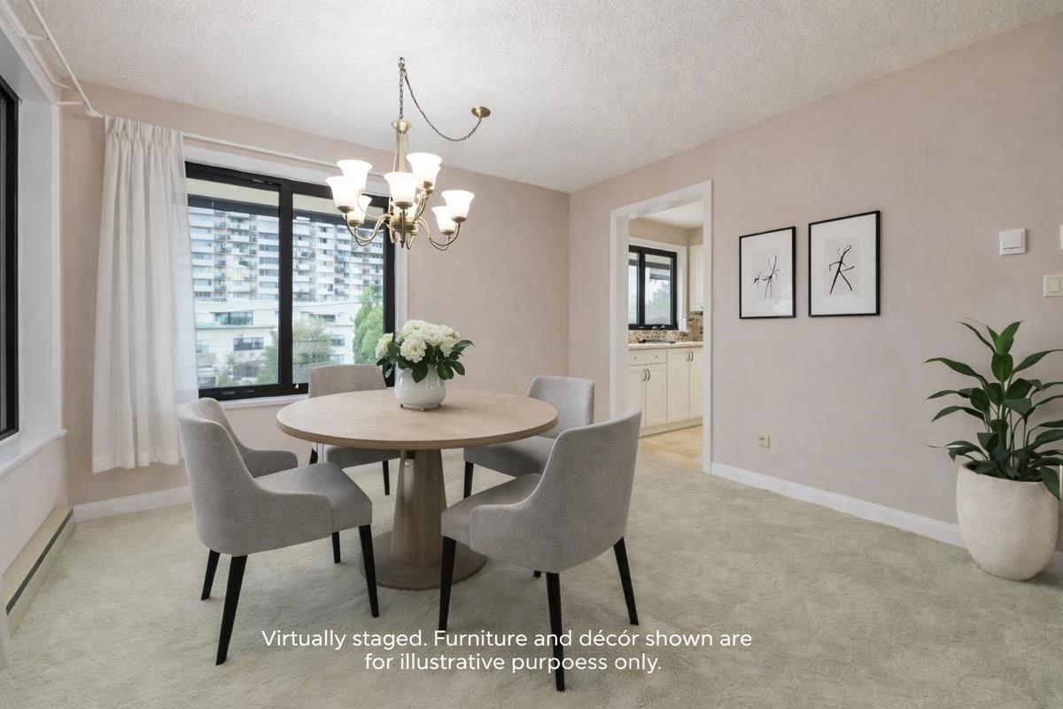 Dining Area Photo of 301 15317 Thrift Avenue, White Rock, BC