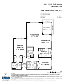 Staircase Photo of 301 15317 Thrift Avenue, White Rock, BC