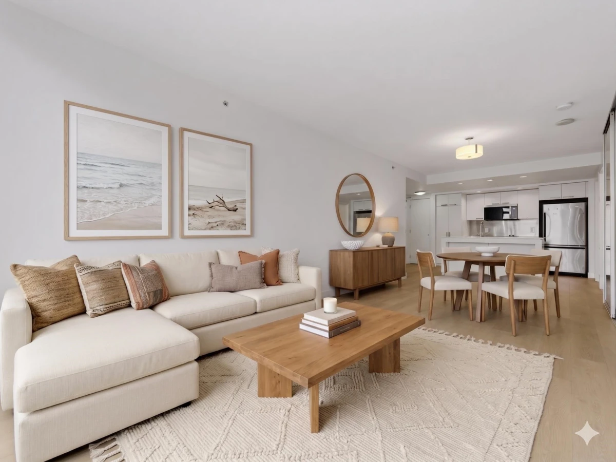Living Room Photo of 903 1255 Seymour Street, Vancouver, BC