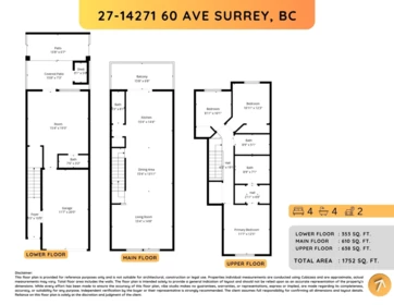 Outdoor Deck Photo of 27 14271 60 Avenue, Surrey, BC