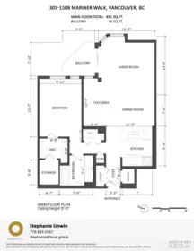 Loft / Bonus Room Photo of 303 1508 Mariner Walk, Vancouver, BC