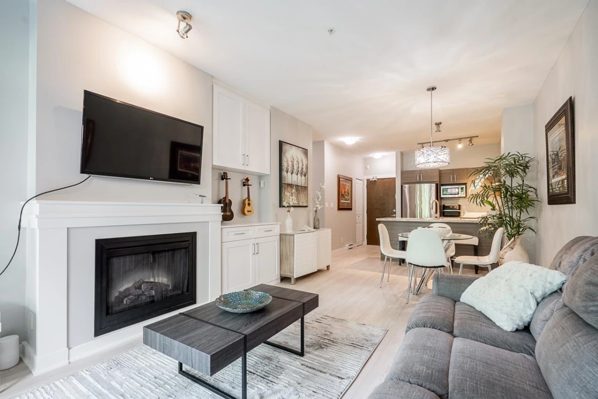 Living Room Photo of 103 1153 Kensal Place, Coquitlam, BC