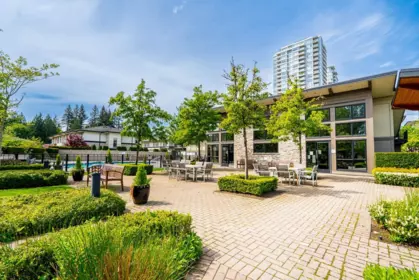 Outdoor Patio Photo of 103 1153 Kensal Place, Coquitlam, BC