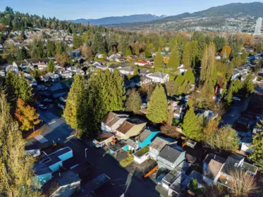 Aerial View of 3005 Firbrook Place, Coquitlam, BC