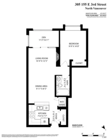 Loft / Bonus Room Photo of 305 155 E 3rd Street, North Vancouver, BC
