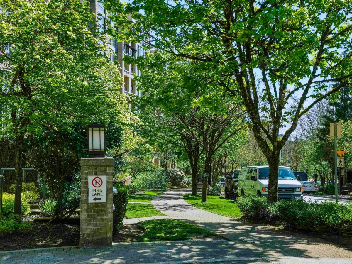 Exterior Rear Photo of 402 9298 University Crescent, Burnaby, BC