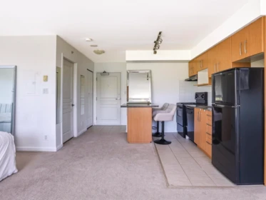 Kitchen Island Photo of 402 9298 University Crescent, Burnaby, BC