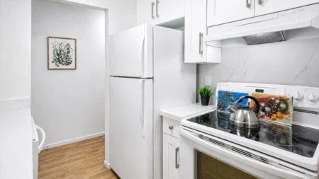 Kitchen Island Photo of 206 7295 Moffatt Road, Richmond, BC
