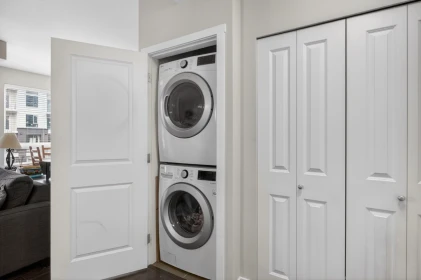 Laundry Room Photo of 312 14358 60 Avenue, Surrey, BC