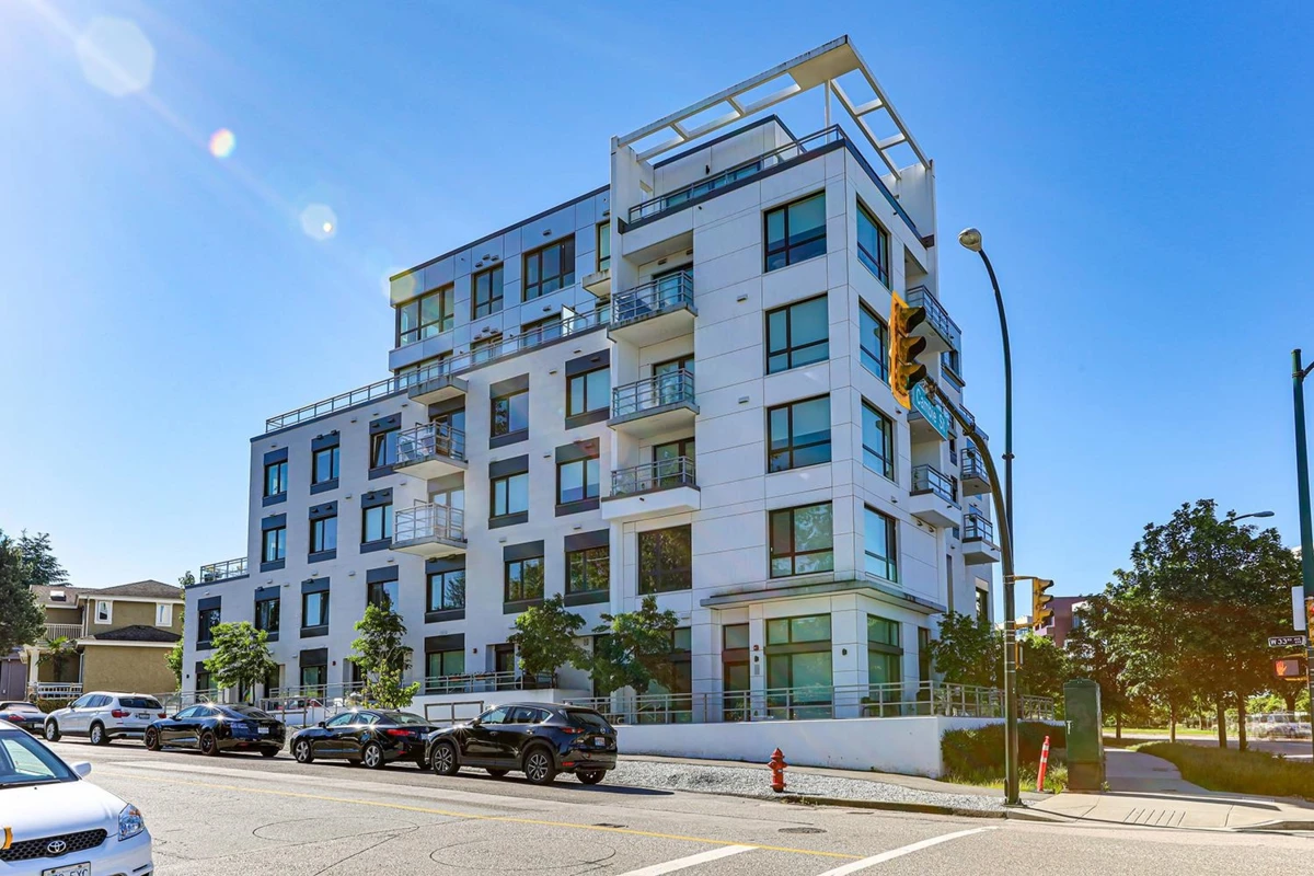Exterior Rear Photo of 404 4908 Cambie Street, Vancouver, BC